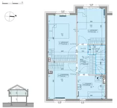 Dom 80,54 m², oferta nr 37B, Ogrody Przyjaciół 5 - etap 4, Warszawa, Białołęka, Szamocin, ul. Inna