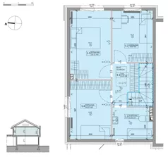 Dom 81,17 m², oferta nr 16B, Ogrody Przyjaciół 5, Warszawa, Białołęka, Szamocin, ul. Cieślewskich/Inna