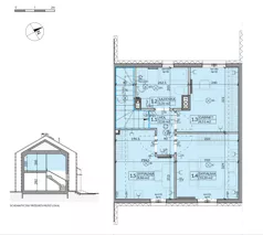 Dom 77,26 m², oferta nr 19, Ahoj Pogórze, Pogórze, ul. Feliksa Dorsza