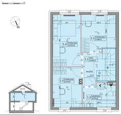 Dom 82,07 m², oferta nr 39B, Nova Magdalenka 7 - etap 5,6, Słomin, ul. Janczewicka