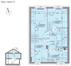 Dom 82,07 m², oferta nr 61B, Nova Magdalenka 7, Słomin, ul. Janczewicka