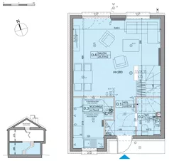 Dom 82,07 m², oferta nr 61B, Nova Magdalenka 7, Słomin, ul. Janczewicka