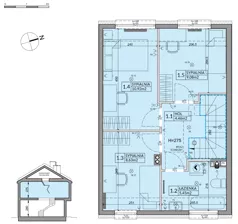 Dom 82,07 m², oferta nr 102B, Nova Magdalenka 7 - etap 7, Słomin, ul. Janczewicka