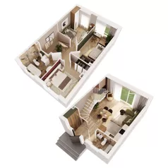 Dom 74,16 m², oferta nr 33, Boska Ksawerowska 2 - etap 3, Łódź, Górna, ul. Mały Skręt