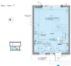 Dom 74,16 m², oferta nr 36, Boska Ksawerowska 2 - etap 3, Łódź, Górna, ul. Mały Skręt