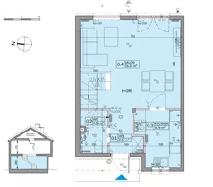 Dom 81,80 m², oferta nr 43B, Osiedle Fikus, Wólka Kosowska, ul. Nadrzeczna