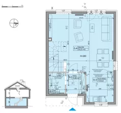 Dom 95,53 m², oferta nr 4B, Osiedle Pod Dębem, Boryszew, ul. Nadziei