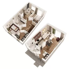 4 pokoje, mieszkanie 74,81 m², parter, oferta nr 9, Boska Pabianicka, Łódź, Górna, ul. Pabianicka 296