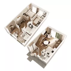 4 pokoje, mieszkanie 74,81 m², parter, oferta nr 12, Boska Pabianicka, Łódź, Górna, ul. Pabianicka 296