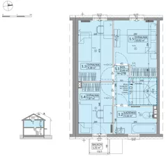 Dom 77,99 m², oferta nr 39A, Osiedle Słoneczne, Sulejówek, ul. Szklarniowa