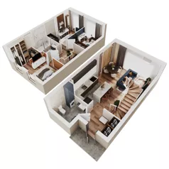 Dom 82,75 m², oferta nr 59B, Domy na Witosa, Radzymin, ul. Wincentego Witosa