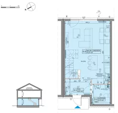 4 pokoje, mieszkanie 82,75 m², parter, oferta nr 70B, Domy na Witosa - etap 2B, Radzymin, ul. Wincentego Witosa