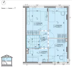 Dom 84,31 m², oferta nr 22B, Zielono Mi 2, Podolszyn, ul. Zielona