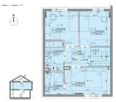 Dom 94,50 m², oferta nr 10A, Arkady Walendów - etap 3, Walendów, ul. Brzozowa