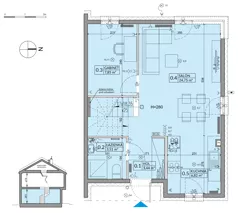 Dom 94,50 m², oferta nr 164B, Arkady Walendów, Walendów, ul. Brzozowa