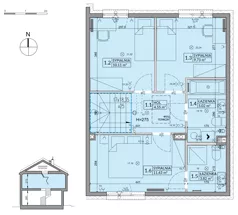 Dom 94,50 m², oferta nr 182B, Arkady Walendów, Walendów, ul. Brzozowa