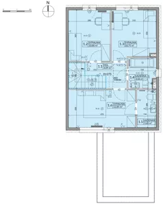 Dom 114,25 m², oferta nr 186B, Arkady Walendów, Walendów, ul. Brzozowa