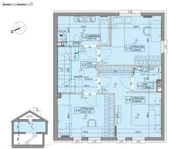 Dom 103,33 m², oferta nr 80A, Nova Magdalenka 7, Słomin, ul. Janczewicka