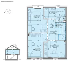 Dom 92,39 m², oferta nr 81B, Nova Magdalenka 7, Słomin, ul. Janczewicka