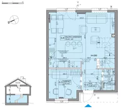 Dom 92,39 m², oferta nr 81B, Nova Magdalenka 7, Słomin, ul. Janczewicka