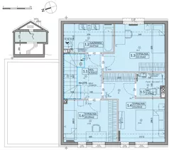 Dom 123,15 m², oferta nr 88B, Nova Magdalenka 7, Słomin, ul. Janczewicka