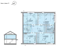 Dom 98,50 m², oferta nr 22B, Miód Malina, Antoninów, ul. Malinowa