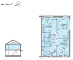 Dom 71,11 m², oferta nr 26B, Miód Malina, Antoninów, ul. Malinowa