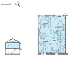 Dom 71,11 m², oferta nr 27A, Miód Malina, Antoninów, ul. Malinowa