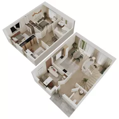 Dom 92,40 m², oferta nr 43A, Osiedle Fikus, Wólka Kosowska, ul. Nadrzeczna