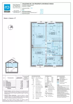 Dom 72,70 m², oferta nr 21A, Osiedle Stokrotki, Boryszew, ul. Nadziei