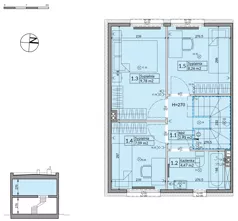 Dom 72,70 m², oferta nr 27A, Osiedle Stokrotki - etap 4, Boryszew, ul. Nadziei