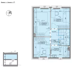 Dom 72,70 m², oferta nr 33A, Osiedle Stokrotki - etap 5, Boryszew, ul. Nadziei
