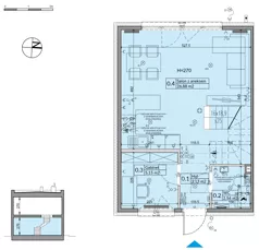 Dom 72,70 m², oferta nr 35A, Osiedle Stokrotki, Boryszew, ul. Nadziei