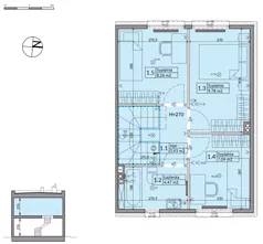 Dom 72,70 m², oferta nr 38B, Osiedle Stokrotki - etap 5, Boryszew, ul. Nadziei