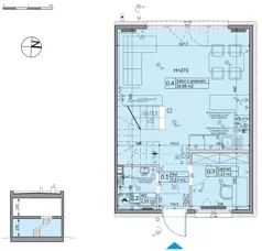 Dom 72,70 m², oferta nr 38B, Osiedle Stokrotki - etap 5, Boryszew, ul. Nadziei