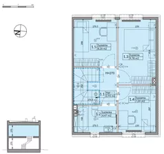Dom 72,70 m², oferta nr 44B, Osiedle Stokrotki, Boryszew, ul. Nadziei