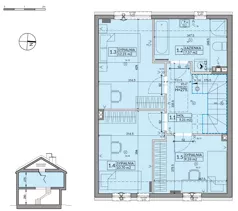 Dom 95,22 m², oferta nr 2A, Osiedle Pod Dębem, Boryszew, ul. Nadziei