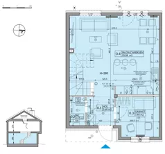 Dom 95,22 m², oferta nr 3B, Osiedle Pod Dębem, Boryszew, ul. Nadziei