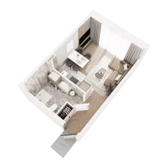 Dom 29,87 m², oferta nr 2A, Ogrody Przyjaciół 5, Warszawa, Białołęka, Szamocin, ul. Cieślewskich/Inna