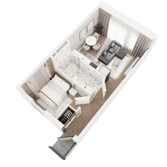 Dom 33,92 m², oferta nr 2B, Ogrody Przyjaciół 5, Warszawa, Białołęka, Szamocin, ul. Cieślewskich/Inna