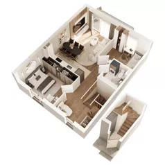 3 pokoje, mieszkanie 60,99 m², piętro 1, oferta nr 2, Boska Pabianicka, Łódź, Górna, ul. Pabianicka 296