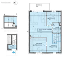 3 pokoje, mieszkanie 60,99 m², piętro 1, oferta nr 2, Boska Pabianicka, Łódź, Górna, ul. Pabianicka 296