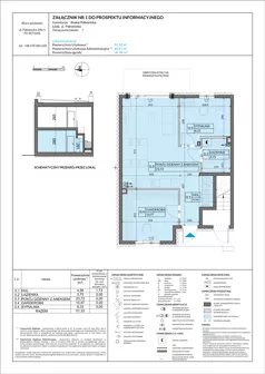 3 pokoje, mieszkanie 51,33 m², parter, oferta nr 5, Boska Pabianicka, Łódź, Górna, ul. Pabianicka 296