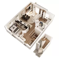 3 pokoje, mieszkanie 61,78 m², piętro 1, oferta nr 14, Boska Pabianicka, Łódź, Górna, ul. Pabianicka 296