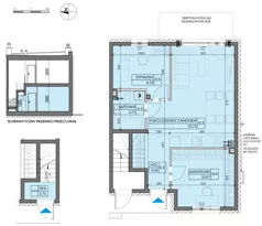 3 pokoje, mieszkanie 51,33 m², parter, oferta nr 15, Boska Pabianicka, Łódź, Górna, ul. Pabianicka 296