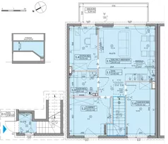 4 pokoje, mieszkanie 62,57 m², piętro 1, oferta nr 61B, Domy na Witosa - etap 2B, Radzymin, ul. Wincentego Witosa