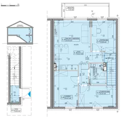 4 pokoje, mieszkanie 64,03 m², piętro 1, oferta nr 12B, Domy na Witosa - mieszkania, Radzymin, ul. Wincentego Witosa
