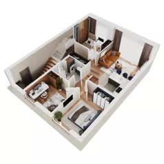 4 pokoje, mieszkanie 59,85 m², parter, oferta nr 13A, Domy na Witosa - mieszkania, Radzymin, ul. Wincentego Witosa