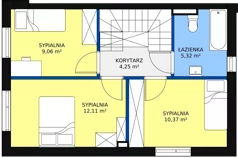 Dom 81,17 m², oferta nr 19B, Ogrody Przyjaciół 5, Warszawa, Białołęka, Szamocin, ul. Cieślewskich/Inna