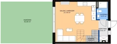 Dom 80,54 m², oferta nr 20B, Ogrody Przyjaciół 5, Warszawa, Białołęka, Szamocin, ul. Cieślewskich/Inna